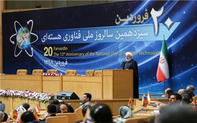 رئیس جمهور در مراسم سالروز ملی فناوری هسته ای: اقدامات دولت آمریکا در برابر ملت ایران، چیزی جز اقدامات تروریستی نیست