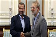 دکتر لاریجانی در دیدار نایب‌رئیس دفتر سیاسی حماس: حمایت از فلسطین واجب اسلامی است