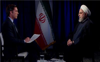 رئیس‌جمهور در گفت و گو با شبکه تلویزیونی ای‌بی‌سی نیوز آمریکا: آن که بدهکار ایران است و توپ در زمین اوست، آمریکاست