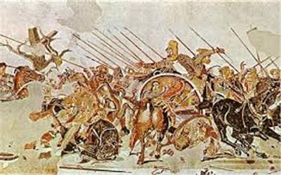 دومین پادکست صبح-  تاریخ  ایران  و  روم باستان   موزائیک اسکندر