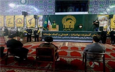 اهدایی 25 هزار بسته حمایتی آستان قدس رضوی به خوزستان