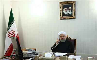 دکتر روحانی در تماس تلفنی با رئیس جمهور عراق: سیاست اصولی ایران تقویت مناسبات و همکاری های همه جانبه با عراق است