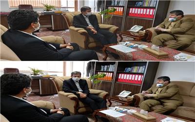 دیدار آقای سامری به همراه آقای دارابی شهردار خرمشهر با دکتر جمال نژاد معاون عمرانی وزیر کشور