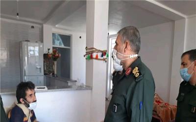 بهره برداری از خانه های ساخت سپاه در مناطق زلزله زده مسجدسلیمان