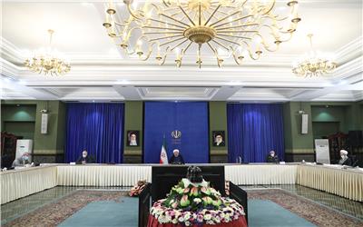 رئیس جمهور در جلسه ستاد ملی مبارزه با کرونا: قدردانی از مقاومت بی نظیر ملت ایران در برابر تروریسم اقتصادی حاکمان کاخ سفید