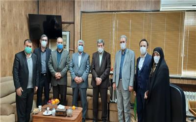 جلسه دکتر علیرضا ورناصری با دکتر حسینی رئیس سازمان آموزش و پرورش استثنایی