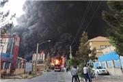 آتش‌سوزی گسترده و انفجار در یک کارخانه شیمایی قم: دست‌کم چهار آتش‌نشان مصدوم شدند