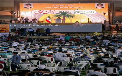 حضور پرشور مردم خوزستان در استقبال از سید ابراهیم رئیسی