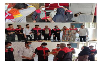 تقدیر و تشکر از آتش‌نشانان گروه صنایع کاغذ پارس در روز آتش نشانی و خدمات ایمنی