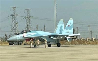 نخستین جنگنده روس در شرق سوریه مستقر شد
