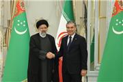 رایزنی روسای جمهور ایران و ترکمنستان در عشق آباد
