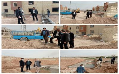 بازدید میدانی فرماندار آغاجاری از دو پروژه عمرانی شهرستان: