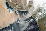 تصویر ناسا از طوفان گرد و غبار در 