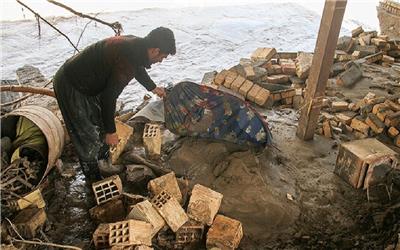 تخریب 60 خانه مسکونی کوهرنگ بر اثر سیل