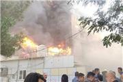 آتش سوزی یک هتل در کربلا/ زائران ایران خارج شده و آسیبی ندیدند