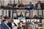 جلسه هماهنگی برنامه های دهه مبارک فجر 1401 کمیته کارگری و کارفرمایی شهرستان شوش برگزار شد.