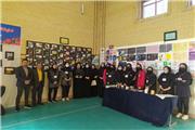 گزارش  تصویری از نمایشگاه  دستاوردهای  دانش  آموزان هنرستان مطهره  دزفول