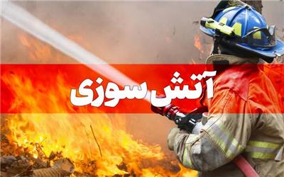 اطفاء حریق توسط مرکز 125 آتش‌نشانی شهرداری مسجدسلیمان