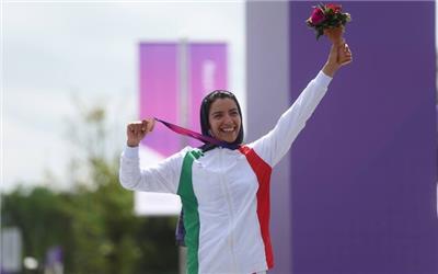 کسب نخستین مدال تاریخ دوچرخه سواری زنان ایران در بازیهای آسیایی هانگژو