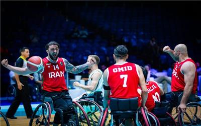 پیروزی تیم ملی بسکتبال با ویلچر مردان ایران برابر چین
