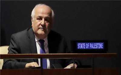ریاض منصور: فلسطین امیدوار است آمریکا از حمایت از اسرائیل برای ادامه جنگ غزه دست بردارد